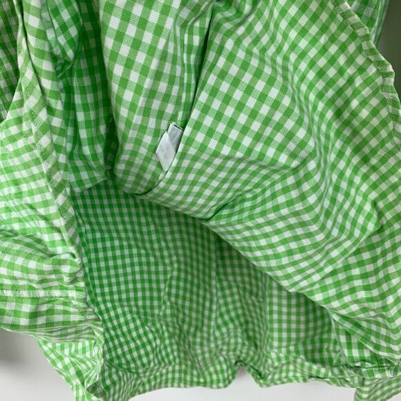Ralph Lauren Lime Green Small Check Pony Long Sleeve Button Up Shirt Mens XL - Picture 5 of 6
